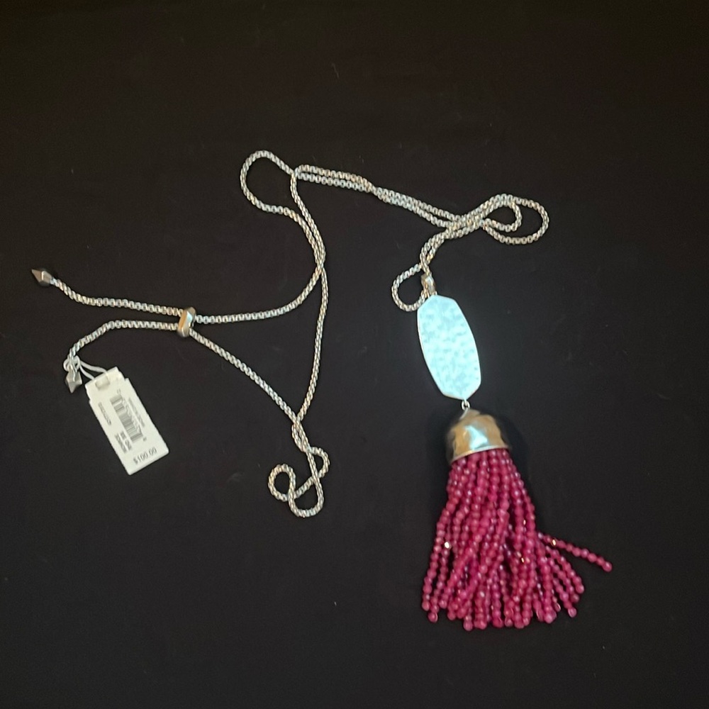 Kendra Scott Monroe Necklace Silver